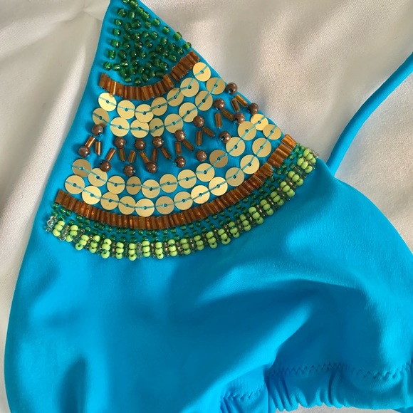 Victoria’s Secret Sequin & Beaded String Bikini, M - Picture 4 of 9